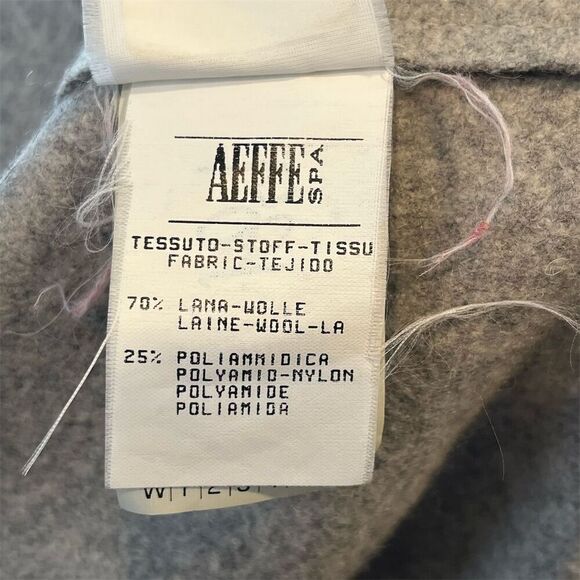 Philosophy di Alberta Ferretti Women's Gray Wool Blend Cropped Jacket M - Picture 7 of 7